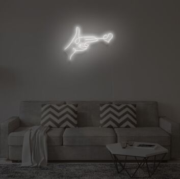 LOVE GUN&quot; LED Neon Sign