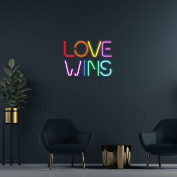 Love Wins Neon Sign