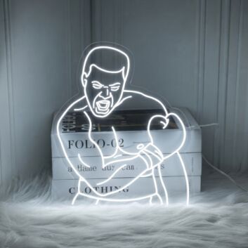 Muhammad Ali Boxer Neon Sign