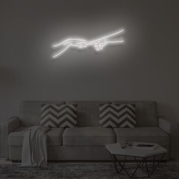 &quot;THE CREATION OF ADAM&quot; LED Neon Sign