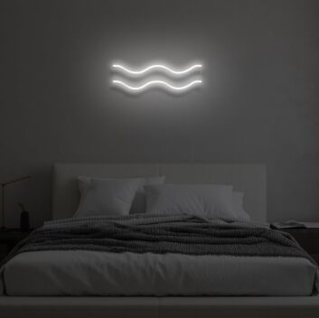 &quot;WATER BEARER, 11th Sign&quot; LED Neon Sign