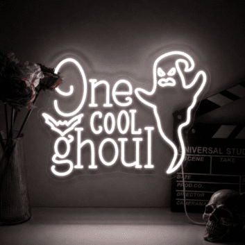 One Cool Ghoul Neon Sign