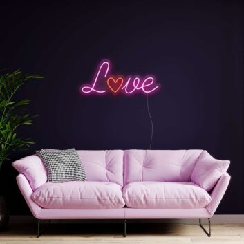Red Love Neon Sign