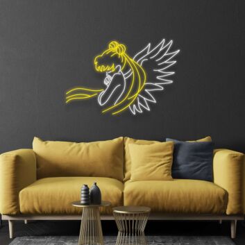 Sailor Moon Back Neon Sign