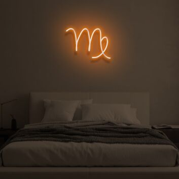 VIRGO" LED neon sign