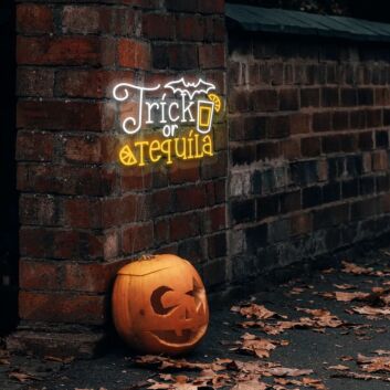 Trick Or Tequila Neon Sign