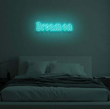 DREAM ON" LED Neon Sign