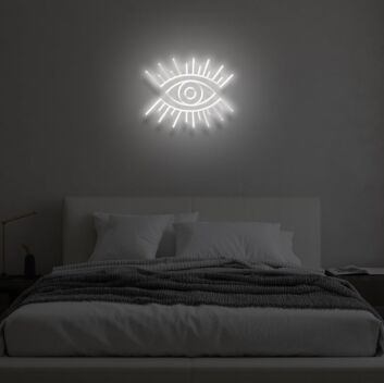 EVIL EYE&quot; LED Neon Sign