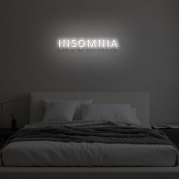 INSOMNIA&quot; LED Neon Sign