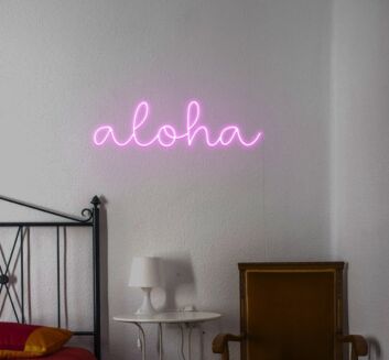 Aloha Neon Sign
