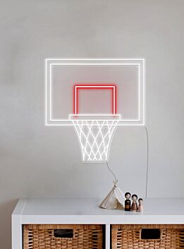 Basketball Backboard and Net LED Neon Sign