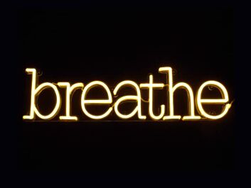 Breathe Neon Sign