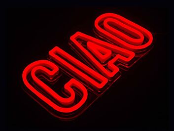 CIAO Neon Sign