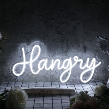 Hangry Neon Sign