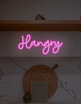 Hangry Neon Sign