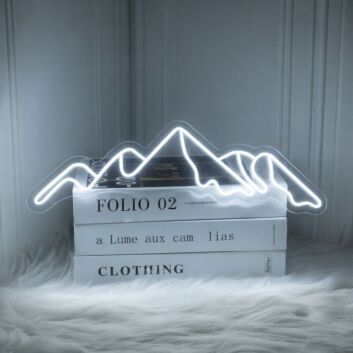 Mountain Skyline Neon Sign