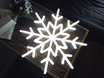 Snowflake Neon Sign