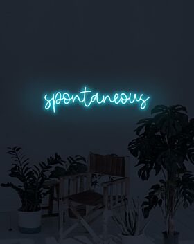 Spontaneous Neon Sign