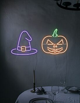 Spooky Halloween Set of 2 Neon Sign