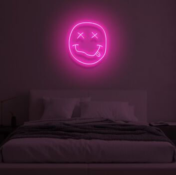 NIRVANA SMILEY FACE LED Neon Sign