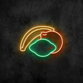 Assorted Fruits Neon Sign