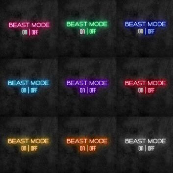 Beast Mode Neon Sign