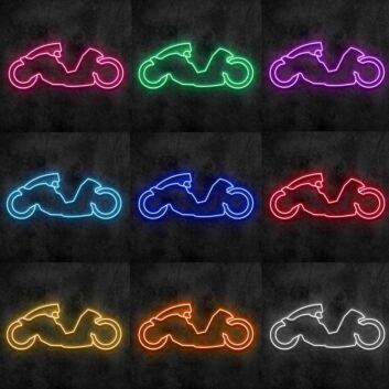 Bike of the Protagonist Neon Sign