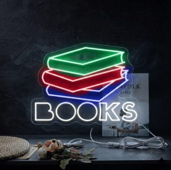 Books Neon Sign MNC40905