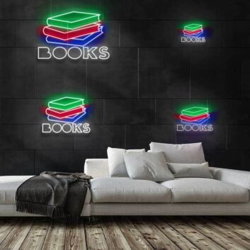 Books Neon Sign MNC40905