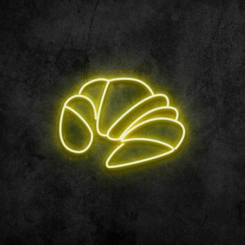 Croissant Neon Sign
