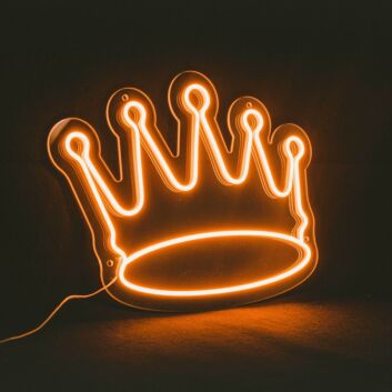 Crowned King Neon Sign