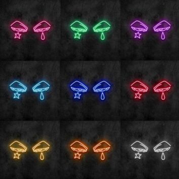 Eyes of the Clown Magician Neon Sign