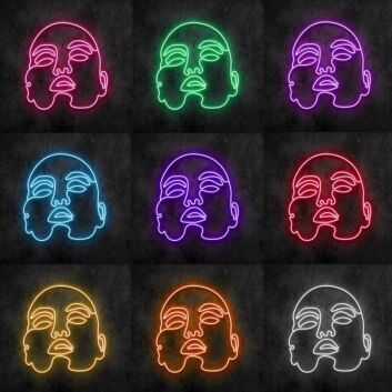 Face Neon Sign