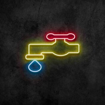 Faucet Neon Sign