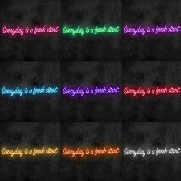 Fresh Start Neon Sign