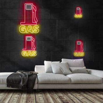 Gas Neon Sign