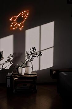 Rocket LED neon sign