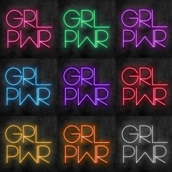 GRL PWR Neon Sign