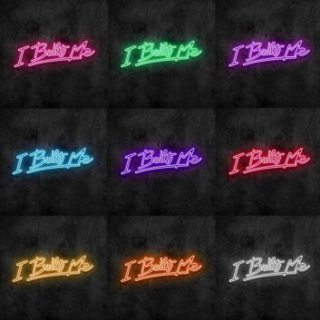 I Built Me Neon Sign