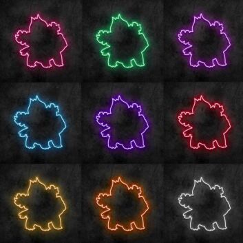Ivysaur Neon Sign