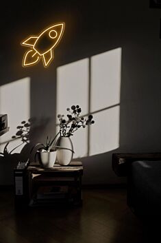 Rocket LED neon sign