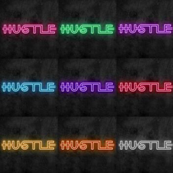Modern Hustle Sign Neon Sign
