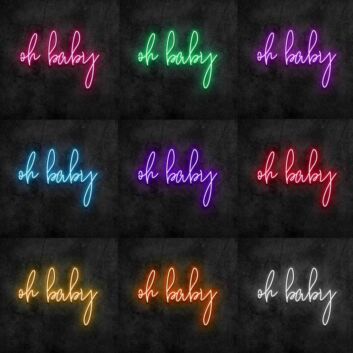 Oh Baby V2 Neon Sign