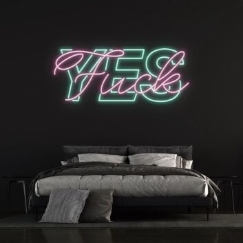 Fuck Yes Neon Sign