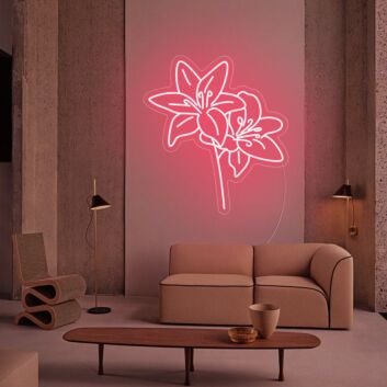 Easter Flower Neon Sign