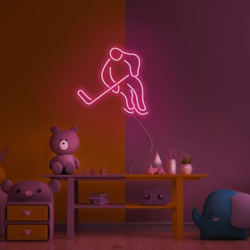 Ice Hockey Neon Sign