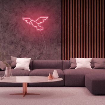 Mini Pigeon Bird Neon Sign