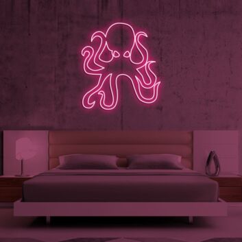 Octopus Neon Sign