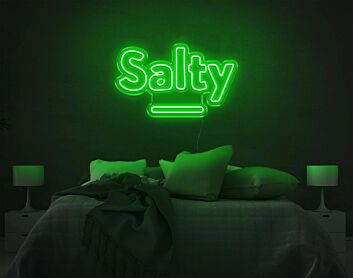 Salty Neon Sign