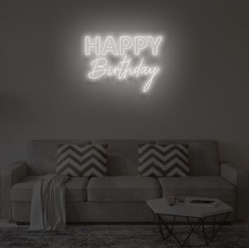 HAPPY BIRTHDAY V2&quot; LED Neon Sign